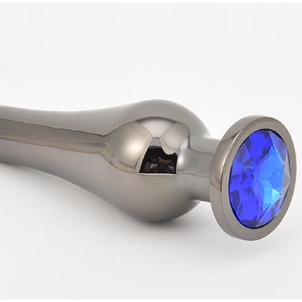 Gun Color Stainless Steel Anal Plug Dildo Sex Toys Products 3 Sizes Butt Plug For Women Sex Adult Game Prostate Massager