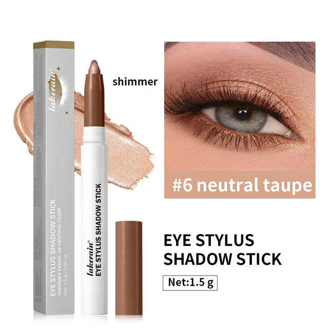 8 Colors Eyeshadow Stick Long Lasting Waterproof Shimmer Glitter And Matte High Pigmented Eyeshadow Pencil Crayon Korean Makeup