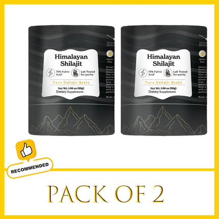 Pure Himalayan Shilajit, Soft Resin, Ortganic & High Nutritional Potency Fulvic Acid, Energy & Immune Support for Men & Women