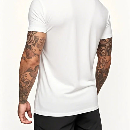 Men's Short-sleeved, Sporty and Loose T-shirts Are Suitable for Men Who Wear Large-sized Quick-drying and Breathable T-shirts
