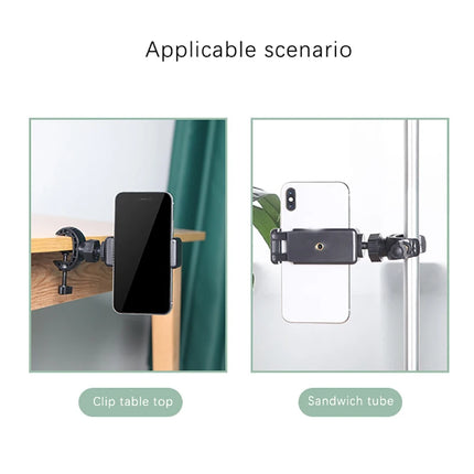 Phone Bracket Mobile Cell Support Clip For All Smartphones Phone Holder Mount Stand Microphone Stand Mount Tripod