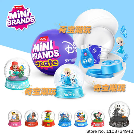 Zuru Mini Brands Disney Diy Crystal Ball Assorted Blind Surprise Box Capsule Toy Set Collectible Gift In Stock New 2026