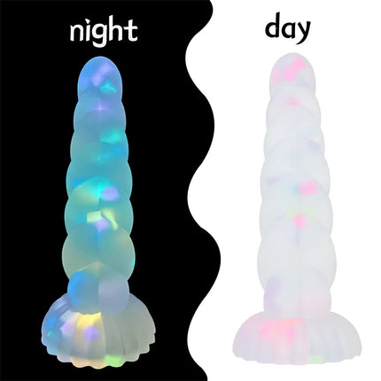 Silicone Soft Anal Toys Transparent Luminous Butt Plug 3 Size Adult Toys Tapon Anal Plug Braided Dilatador Anal Dildo Buttplug