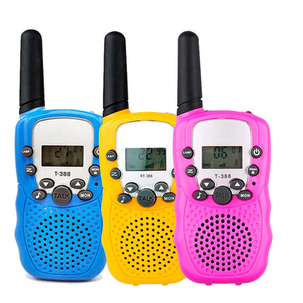 3 Pack Kids Walkie Talkies, Outdoor Camping Adventure Toys for Boys Girls Aged 3-12, LED Flashlight, 22 Channels, Birthday Gifts