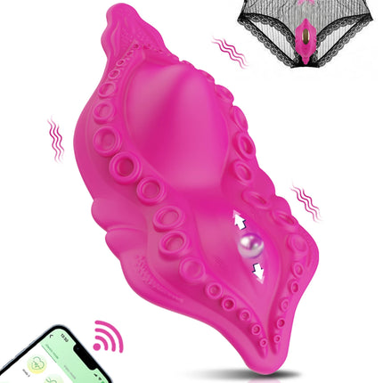 Wireless APP Vibrator Silicone Monster Dildo Wearable Vagina Dilator Octopus Tentacle Animal Penis Sex Toys For Women Tool 18+