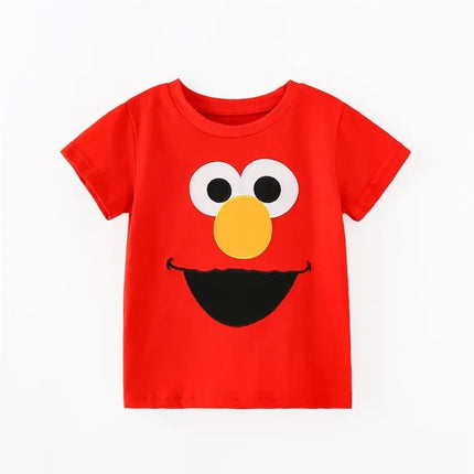 Jumping Meters New Arrival Children's T Shirts Cartoon Embroidery Summer Baby Clothes Boys Girls Short Sleeve Boys Girls Tops