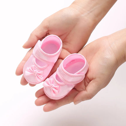 Multiple Options Newborn Baby First Baptist Shoe: Newborn Boy and Girl White Baptist Shoes Soft Sole Walking Shoes Size-9CM-10CM