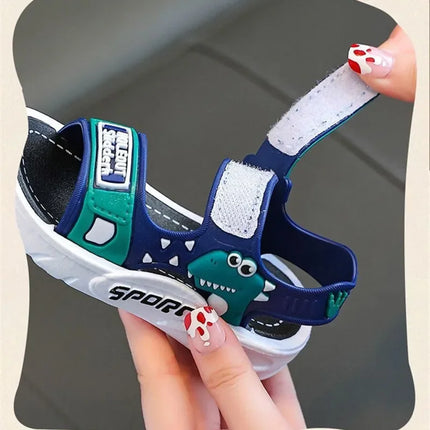 Children's Summer Boys Cute Cartoon Girls Sandals Baby Kids Shoes Girls Beach Shoes Sports Soft Non-slip Casual Toddler Sandals