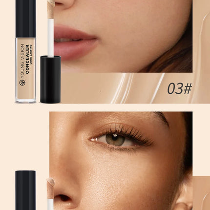YOUNG VISION Matte Finish Soft-Focus Concealer Brightens complexion Waterproof Contouring concealer for sculpted definition