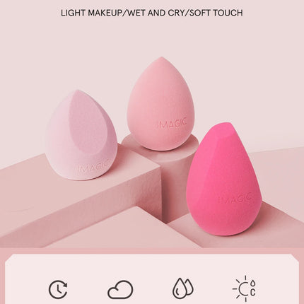 IMAGIC 16-Colors Makeup Sponge Tools Face Beauty Cosmetic Foundation Powder Puff Wet and Dry Use gąbka do makijażu косметика