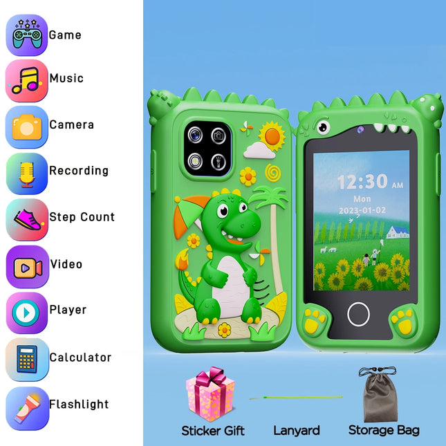 New Children Smart Phone Kids Toys Cartoon Unicorn Touchscreen Music Mobile Learning Educational Toys Birthday Boys Girls Gifts