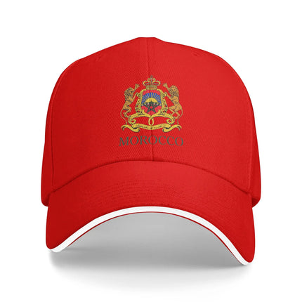 Morocco Flag Outfits Men Women Baseball Cap  Trucker Hat Unique Daily Headwear Adjustable Snapback Cap