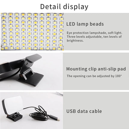 2026 Video Conference 6500K Portable LED Video Light Laptop Computer Webcam Light Zoom Call Lighting Clip for Live Streaming