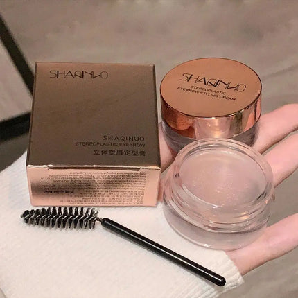 Eyebrow Styling Cream Makeup Long Lasting Natural Quick-drying Wild Brow Pomade Setting Gel Wax Eyebrow Cosmetics