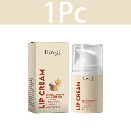 HOYGI Lip Cream Lasting Nourishment Moisturizing Repair Dry Cracked Lip Balm Deep Hydration Soothing Gentle Lips Treatment Serum