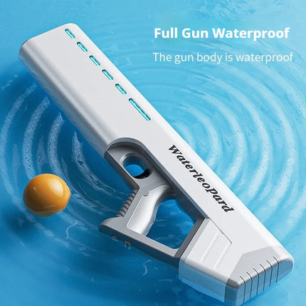 Electric Pulse Auto Burst Water Gun Toy, Auto Water Absorb Large High Pressure Squirt Gun for Kids Outdoor Drifting Play