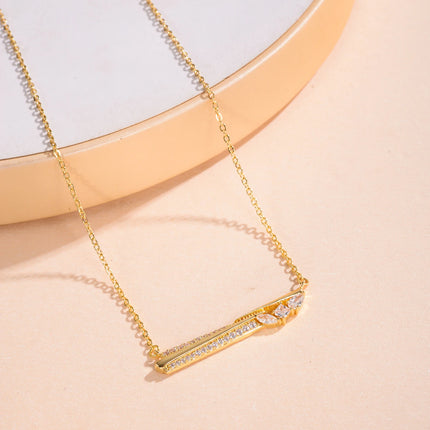 Minority Fashionable Bar Necklace for Women Gifts Gift Grace Feast Ball Wedding 1 dollar items