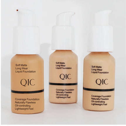Liquid Foundation Concealer Face Naturally Flawless Matte Oil-Control Waterproof Long Lasting Foundation 30ml 5 Colors Optional
