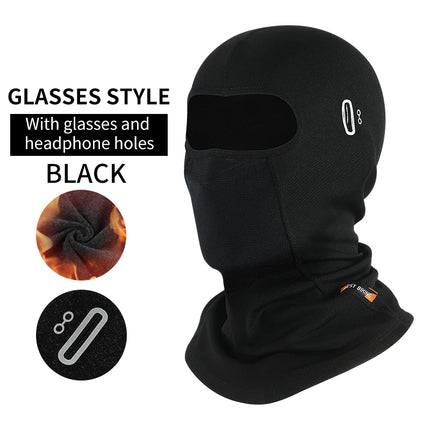 WEST BIKING Winter Warm Bicycle Balaclava Hat Full Face Windproof Bike Mask Caps Climbing Skiing Cycling Fleecr Cold-proof Hat