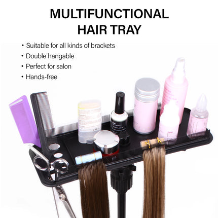 Multifunction Hair Extension Holder Hair Extension Tray with Wig Stand wig tripod Easy To Place Salon Hairdressing Styling Tool