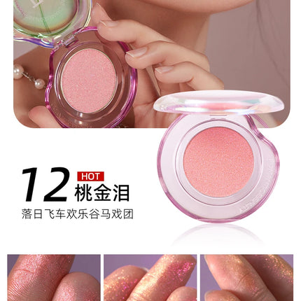 Romantic Beauty Iluminador Maquillaje Chameleon Highlighter Eye Palette High gloss Powder Body and Face Pearl Brightening