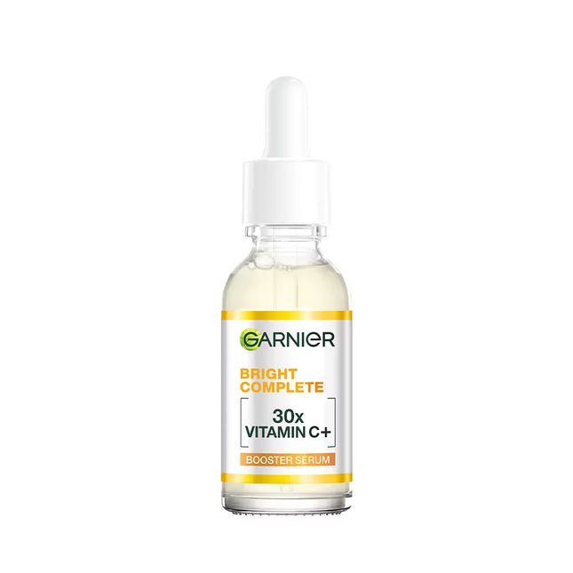 Garnier Bright Complete Vitamin C Booster Face Serum 30ml Facial Essence With 377 For Skin Radiance Even Texture Daily Care
