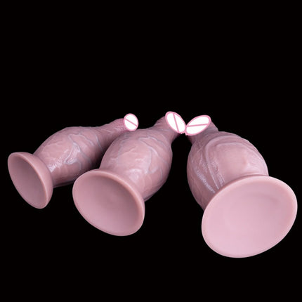 Realistic Big Glans Dildo Silicone Suction Cup Penis Female Vaginal Masturbation Cock Woman Man Anal Adult Sex Toys Dildos Balls