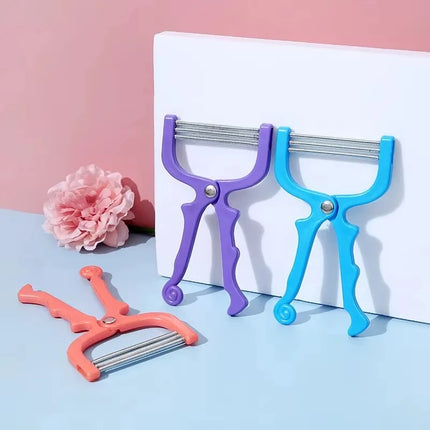 Facial Hair Removal Device, Safe Handheld Spring Roller Type, Women'S Facial Hair Removal Tool, Facial Beauty Cleansing
