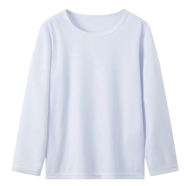 1/4 Pack Children's Spring And Summer Quick-drying Exercise Long Sleeve Casual Joker T-shirt For Boys And Girls Short Sleeve For