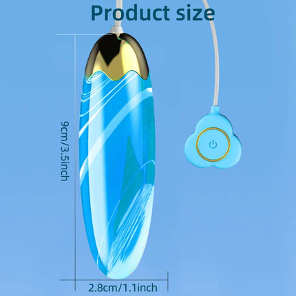 Silicone Vibrating Egg Wire Remote Control Bullet Vibrators Vaginal Masturbation G Spot Stimulating Massager Women Sex Toys