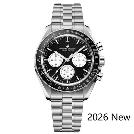 PAGANI DESIGN 2026 New V5 PD1701 Men's Watches Luxury Quartz Watch Men Sport Speed Chronograph AR Sapphire glass 100M Waterproof