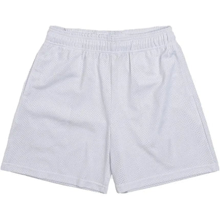 2026 Summer Mesh New Muscle Fitness Quick Drying Breathable Shorts Casual Sports Solid Color No Logo Basketball Shorts