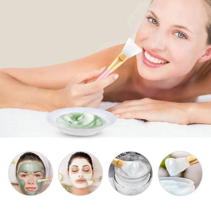 1-3PCS Color Silicone Mask Brush Flexible Facial Mud Applicator Body Lotion Cream Blending Cosmetics DIY Makeup Beauty Tools