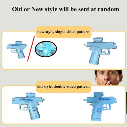 New Two-Way Water Gun Prank Water Gun Toy Stress Relief Small Pistol Game Outdoor Indoor Adult Child Interaction Shoot Gift
