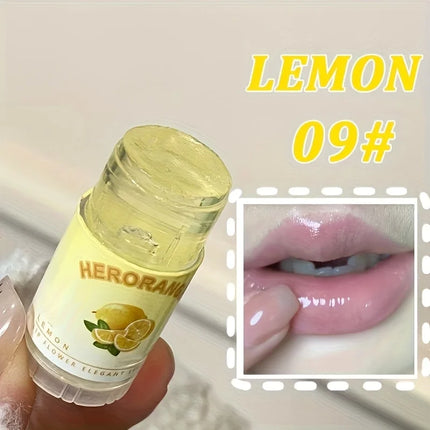 Herorange Lip Flower Elegant Lip Balm Long-Lasting Moisturizing Refreshing Non-Sticky Prevents Dryness and Reduces Lip Lines Primer Christmas Gift