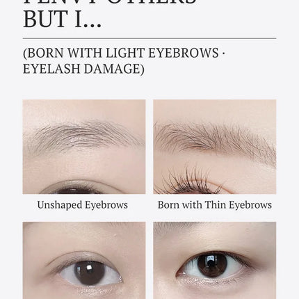 2 in 1 Eyebrow and Eyelash Growth Serum 7 Days Natural Eyelash Enhancer Longer Thicker Lengthening Curling Eyelashes Makeup*2026