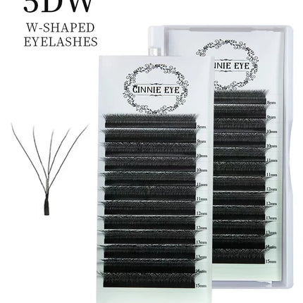 New 5DW M curl Eyelash Extensions 4DW 2D YY Premade Volume Fans 7mm 3DW LU/L Individual Lash Bundles Cilios 5W Natural Hair