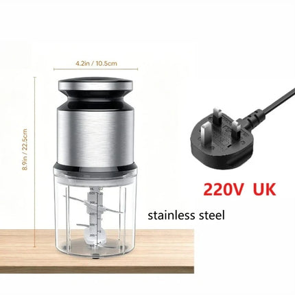 600ml Food Chopper Electric Kitchen Mixer 300 W Kitchen Gadgets Food Preparation Kitchen Gadgets Home Appliances Meat Grinder