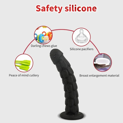 Fish Scale Anal Plug Dildo with Suction Cup Butt Plugs Prostate Massager Anal Masturbation Sex Toys For Woman Men Couples Gay