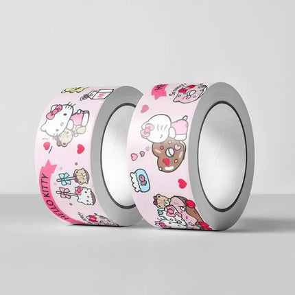 Sanrio Hello Kitty Kuromi Hand Account Labels Baking Decorative Stickers Cartoon Anime  Envelope DIY Sealing Stickers Kids Gift