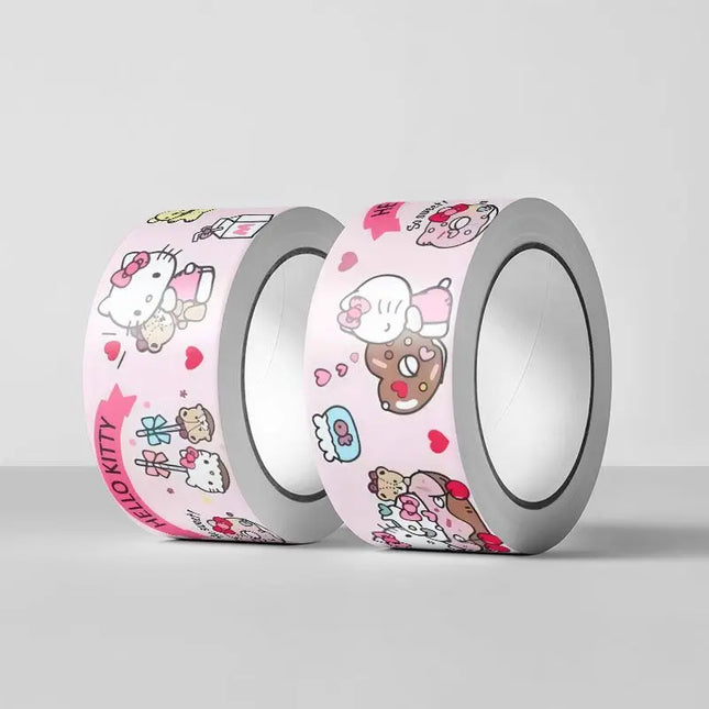Sanrio Hello Kitty Kuromi Hand Account Labels Baking Decorative Stickers Cartoon Anime  Envelope DIY Sealing Stickers Kids Gift