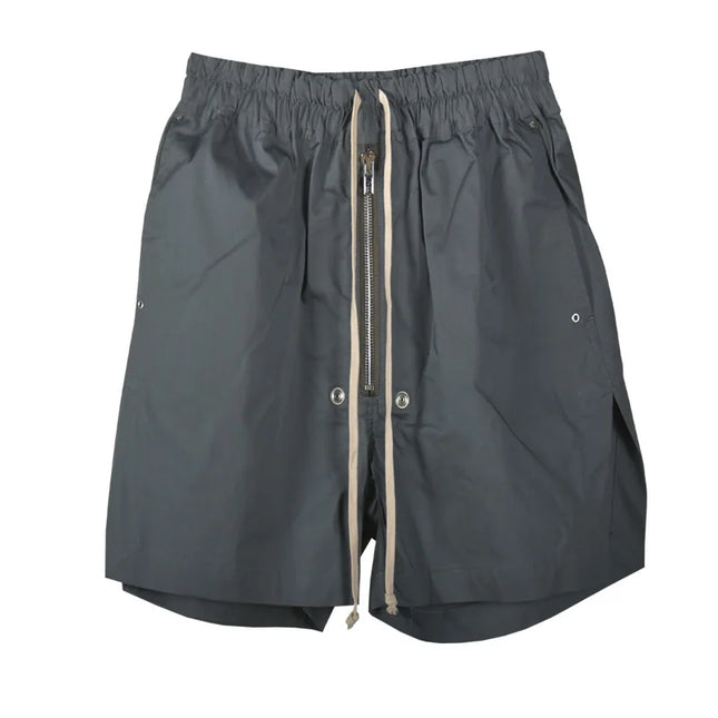 RO25 Dark High Street Shorts Men's Quarter Pants Zipper Drift Straps Summer Casual Split Shorts Versatile Shorts Retro