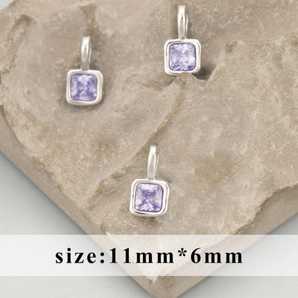 GUFEATHER,6pcs/lot,MH24,jewelry accessories,18k gold rhodium plated,copper,zircons,hand made,charms,diy pendants,jewelry making