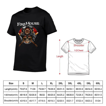 FireHouse is an American Rock Legend T-Shirt Vintage T-Shirts Blue Archive Summer Tops Funny T-Shirts Men