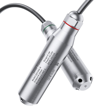 1m 2m 5m 10m 15m Hydrostatic Liquid Level Sensor 4-20mA 0-10V oil fuel water Transmitter RS485 tank well Transducer