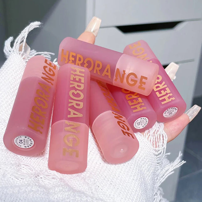 [T81]1Pc HERORANGE Mirror Gloss Lip Gloss Mirror Water Gloss Long-Lasting Not Easy To Fade, Film Formation Transparent Lip Paste
