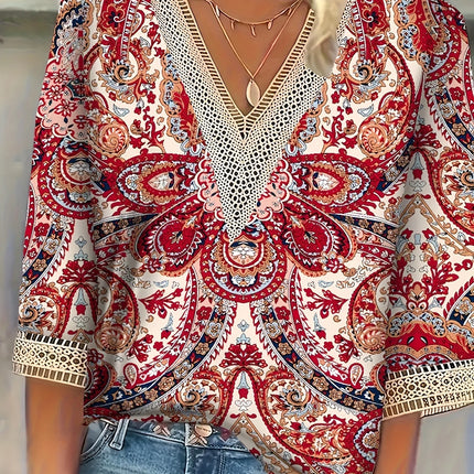 Plus Size Temperament Loose Woman Shirt Fashion Casual Blouse Elegant Long Sleeve Woman Shirt Holiday Weekend Top