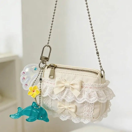 Y2K Dolphin Keychain Vintage Alloy Charm For Bag Purse Backpack XX9C