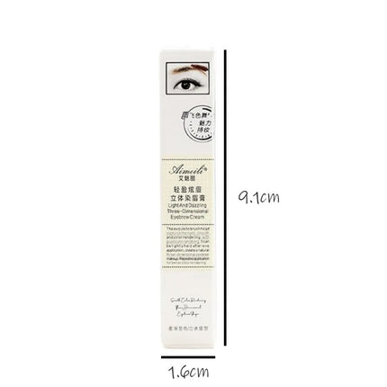 Brown Liquid Eyebrow Cream Long Lasting Natural Eyebrow Pencil Mascara Quick-drying Paint Eyebrow Gel Women Makeup