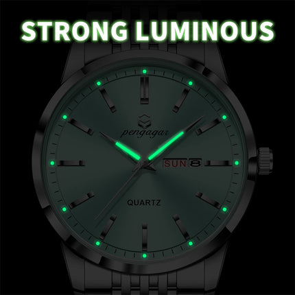2025 New Top Brand Luxury Men's Wristwatch Waterproof Luminous Date Men's Watches Stainless Steel Quartz 43mm Men's Watch Male Watch